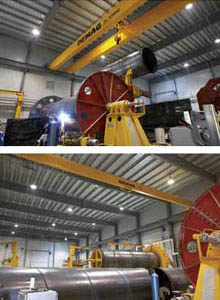 Demage overhead cranes