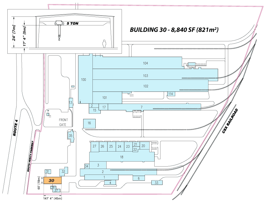 Site Map of Building 30