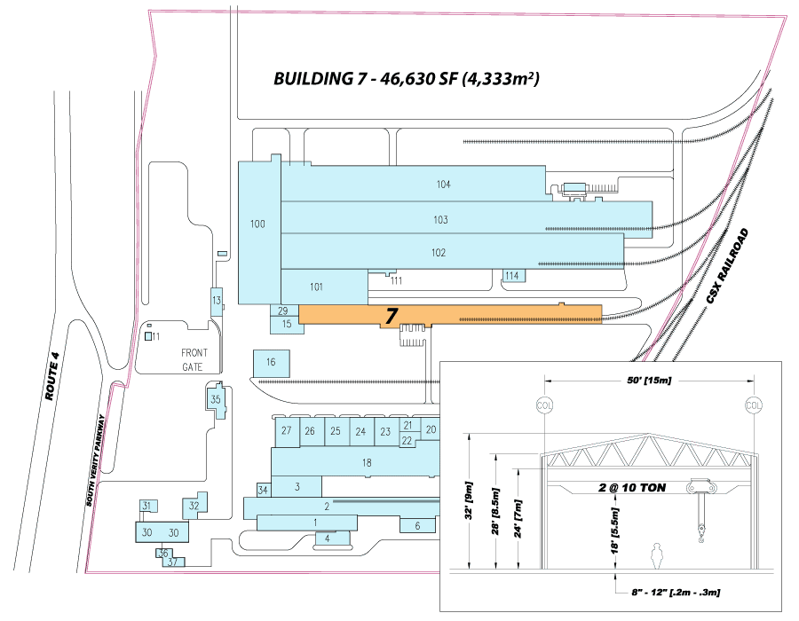 Site Map of Building 7